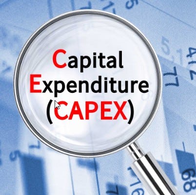 Capex en Opex in de cashflow forecast