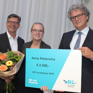 Anne Pietersma wint VRC Scriptieprijs