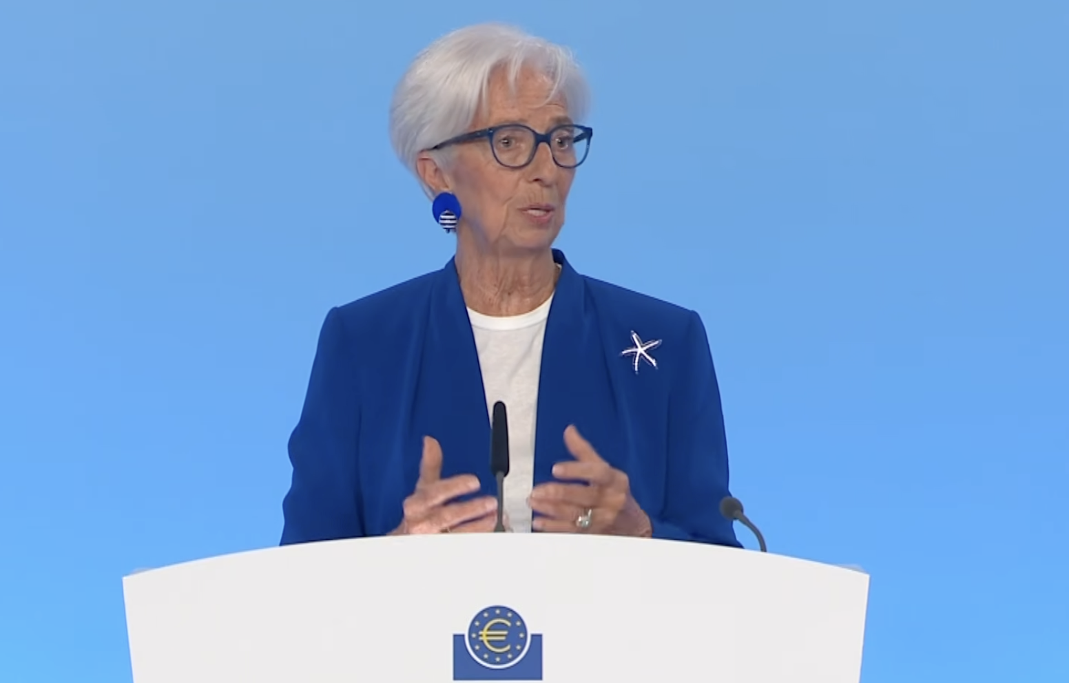 Christine Lagarde, president van de Europese Centrale Bank. 
